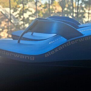 Alexander wang platform wedge sandals